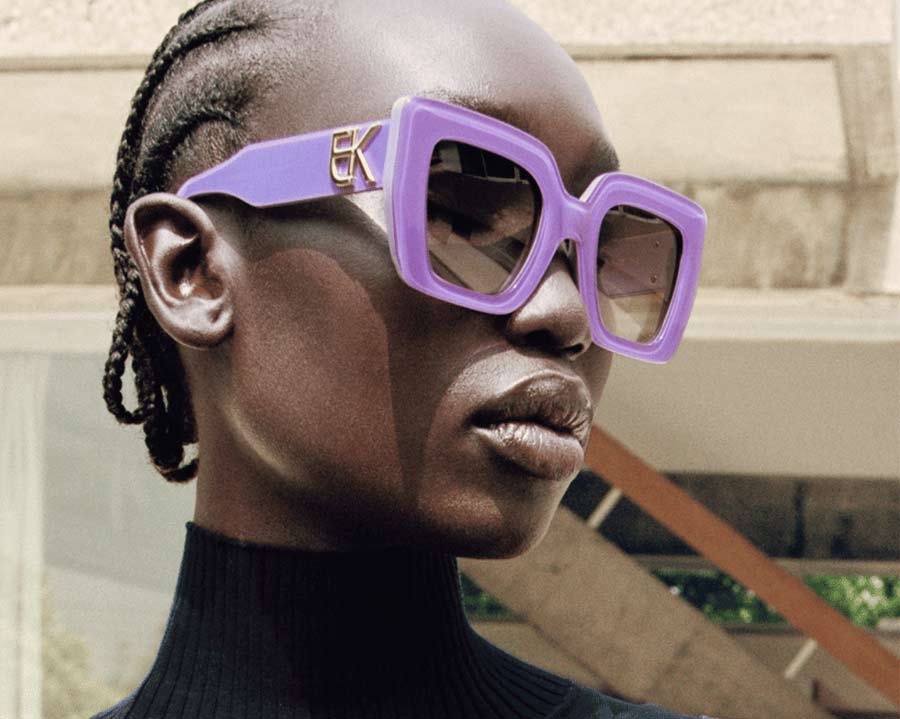 lunette de soleil luxe violet